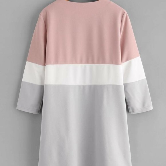 SHEIN Patch Pocket Cut And Sew Coat - Picture 2 of 4